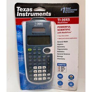 Texas Instruments TI-30XS MultiView Scientific Calculator Math Algegra SAT ACT